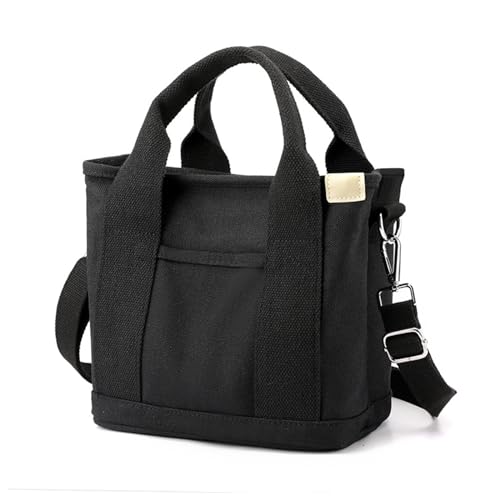 DragonX2 Casual Tragetasche Tote Beutel Henkeltasche Tote Bag Mit Fächern Canvas Tote Bag Tragetasche Mit Großem Fassungsvermögen Geeignet für Freizeit, Shopping Und Arbeit von DragonX2