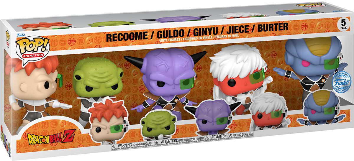 Dragonball - Z - Ginyu Force (5 Pack) Vinyl Figuren - Funko Pop! Figur - Funko Shop Deutschland - Lizenzierter Fanartikel von Dragonball