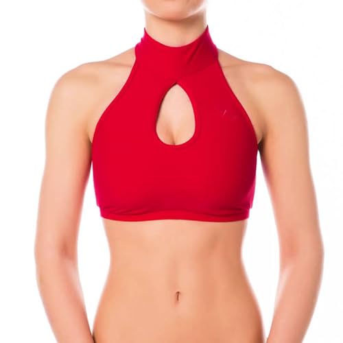 Dragonfly Terri Rot Sporttop Pole Dance Oberteil Sportbekleidung für Damen M von Dragonfly