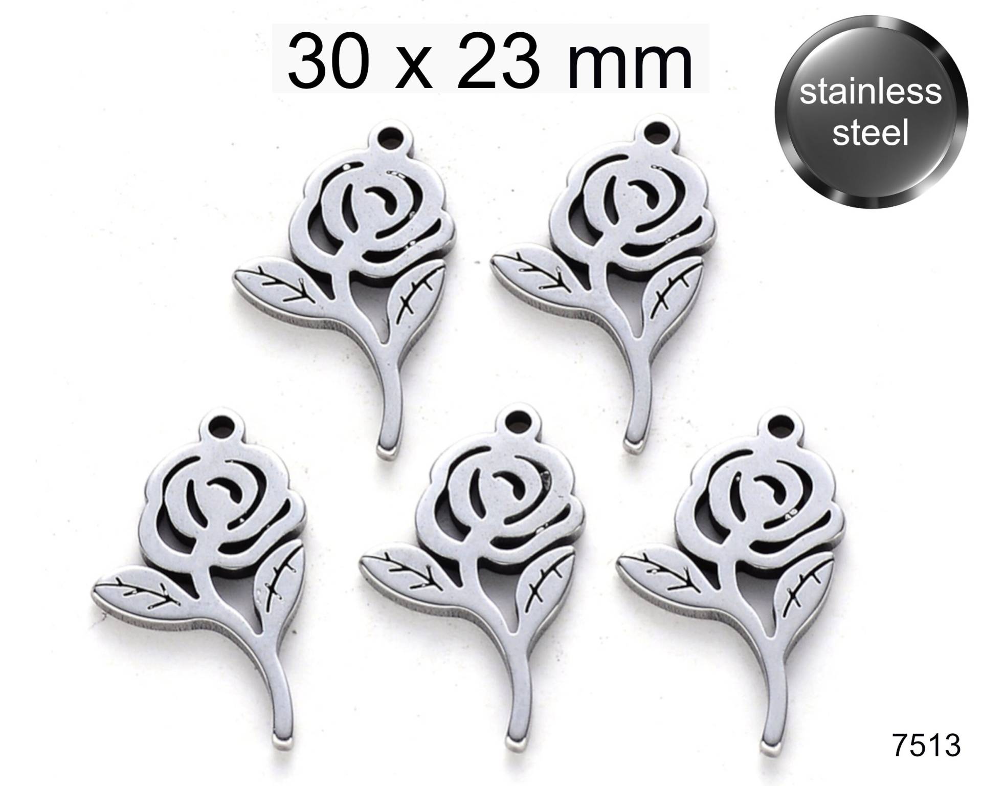 Anhänger - Metall Perle K9 Glas Edelstahl Emalliert Anhänger - Metall Perle K9 Glas Edelstahl Emalliert von Dragonpandakreativ