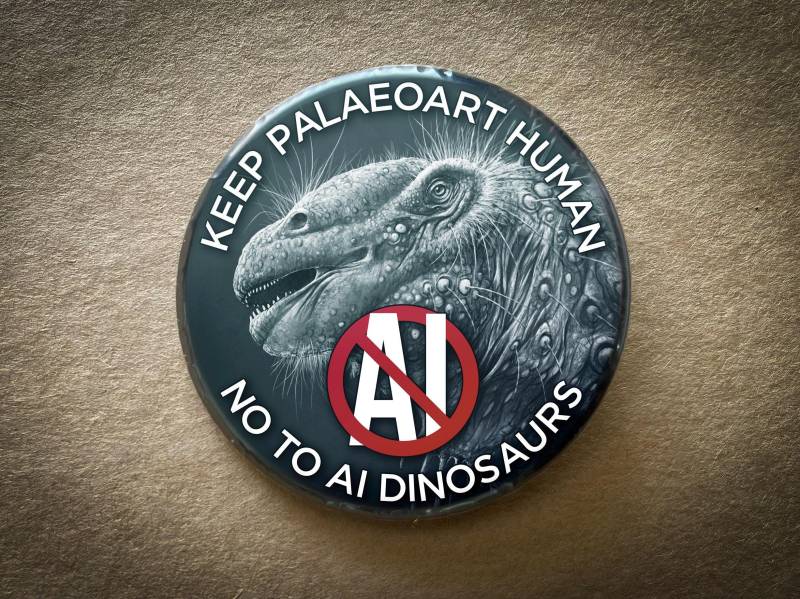 No To Ai Dinosaurier 50 Mm Pin Anstecker No To Ai Dinosaurier 50 Mm Pin Anstecker von DragonsofWales