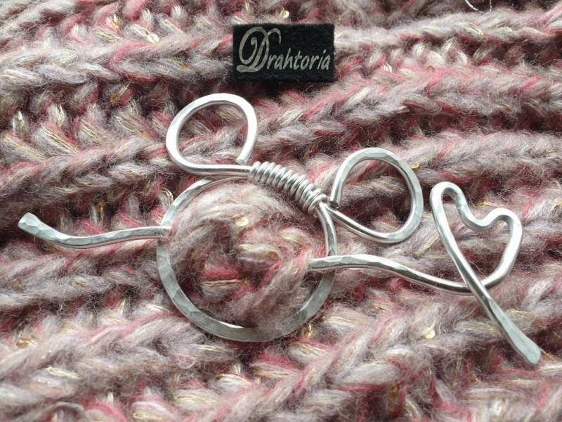 Maus Tuchhalter Oder Haarspange Aus Aludraht Vom Schmucklabel Drahtoria Maus Tuchhalter Oder Haarspange Aus Aludraht Vom Schmucklabel Drahtoria von Drahtoria
