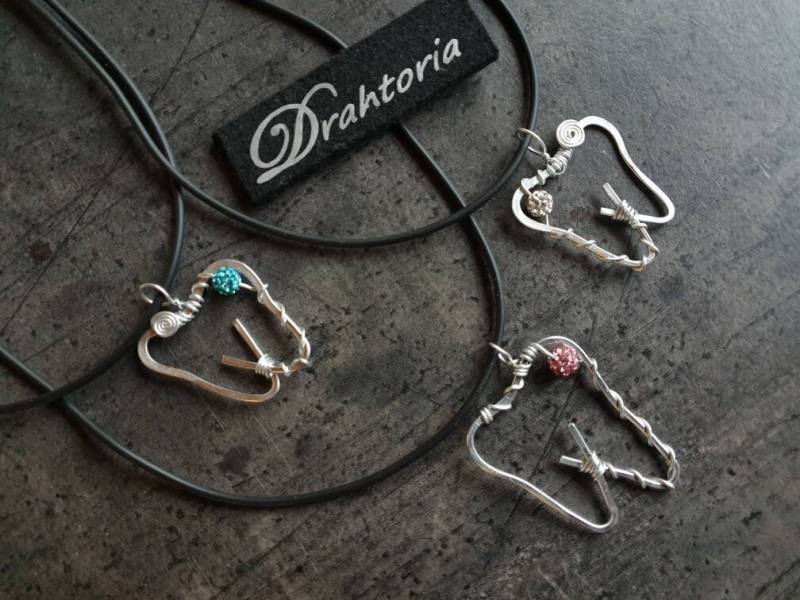 Zahn - Kette Für Kinder Als Geschenk Von Der "Zahnfee" Drahtschmuck Vom Schmucklabel Drahtoria von Drahtoria