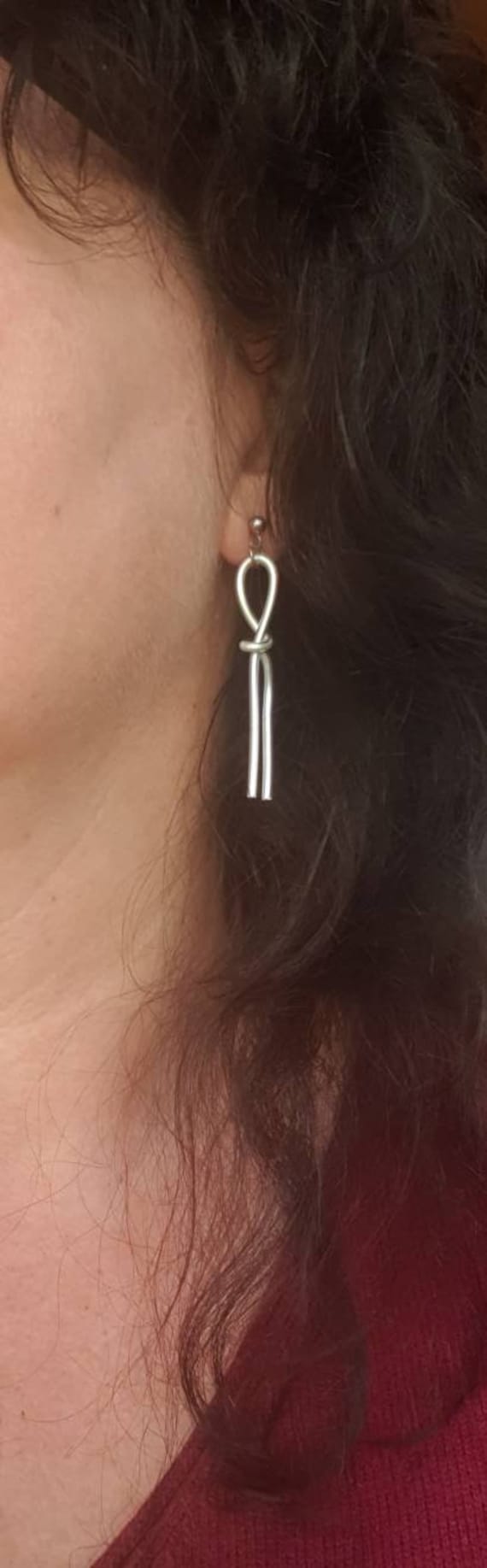 statement Ohrstecker Ohrhänger Aus Aludraht Mit Edelstahl-Ohrsteckern, Versch. Farben Von Drahtoria statement Ohrstecker Ohrhänger Aus Aludraht Mit Edelstahl-Ohrsteckern, Versch. Farben Von Drahtoria von Drahtoria