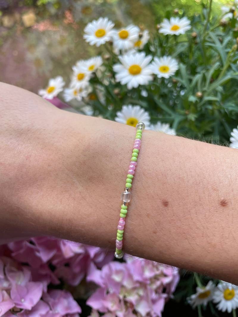 Selbstgemachtes Perlen Armband Bunt von Drain2001Bracelets