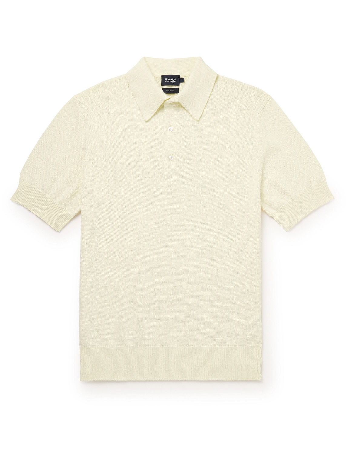 Drake's - Cotton Polo Shirt - Men - Neutrals - XXL von Drake's