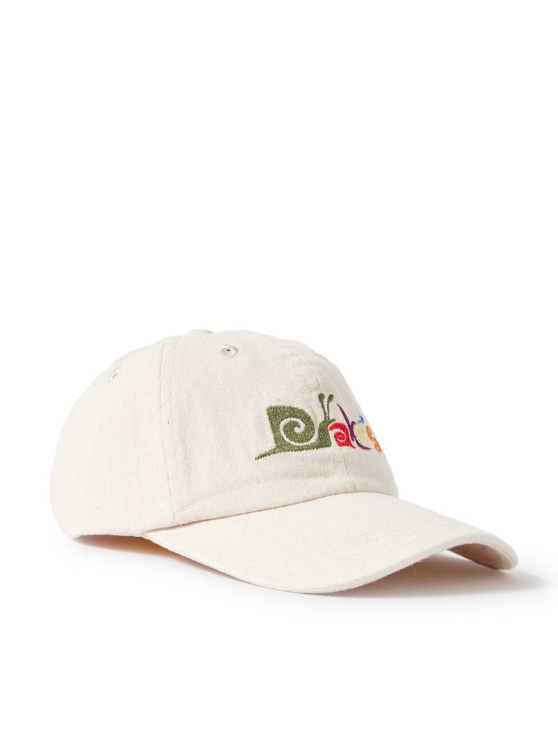 Drake's - Logo-Embroidered Cotton-Twill Baseball Cap - Men - Neutrals von Drake's