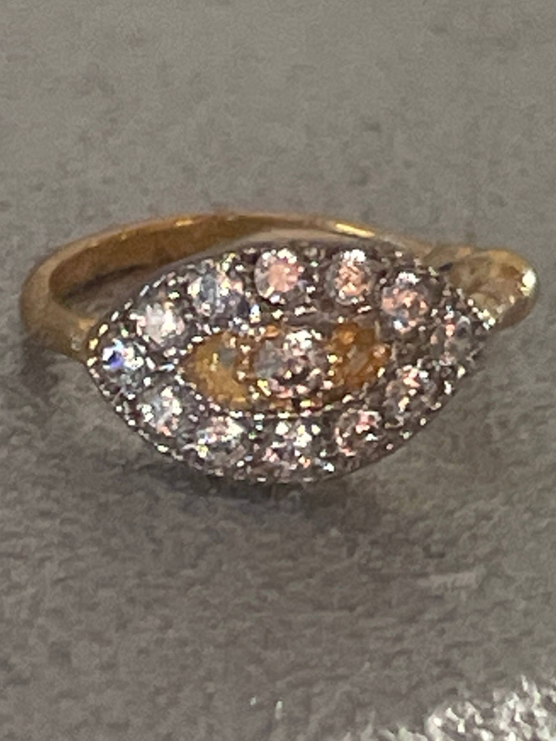 Evil Eye Nasenring Zirkon Stein Körperschmuck von DramaQueenJewelz