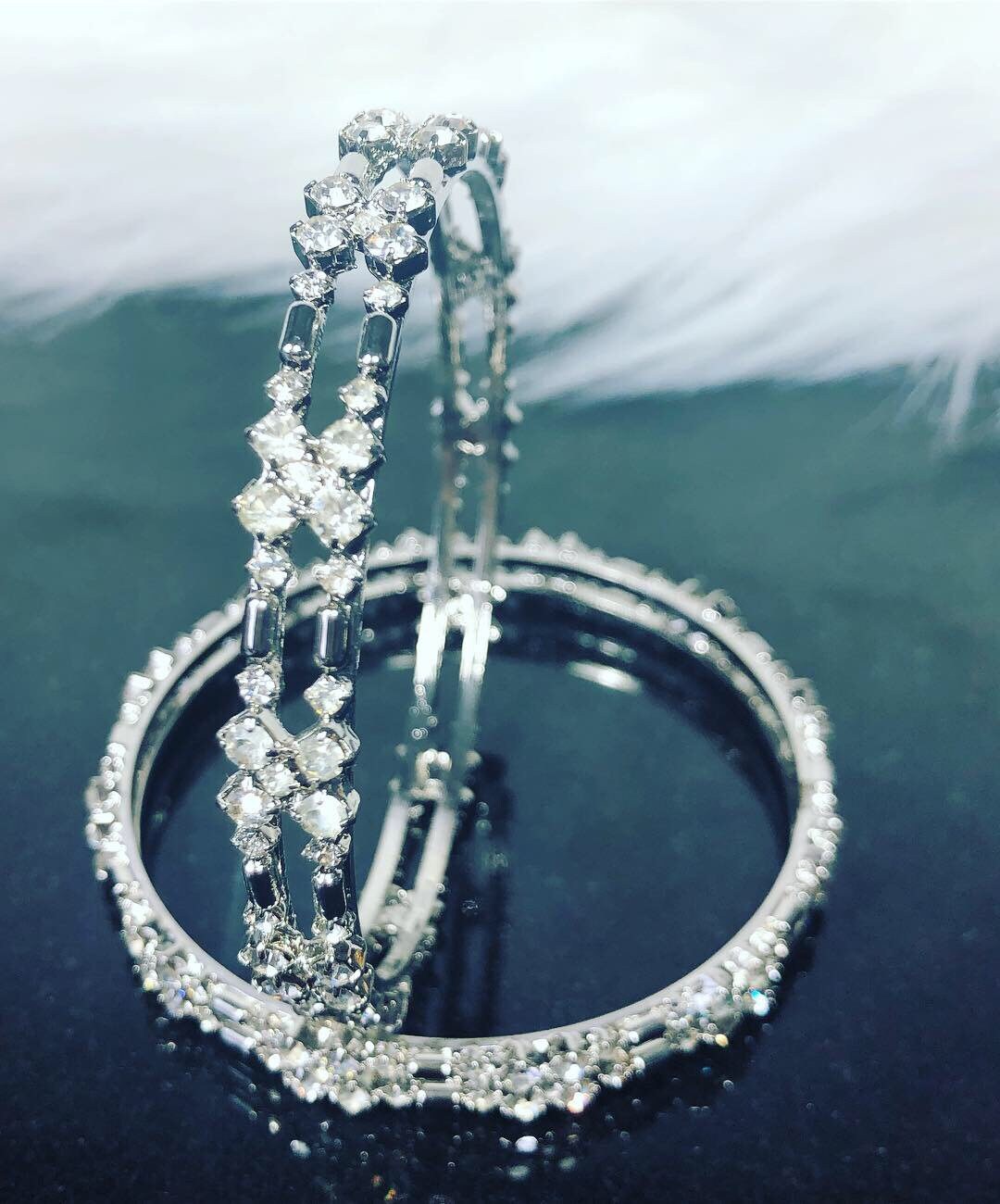 stapelbare Trachtenarmbänder Doppelspurige Silberarmbänder von DramaQueenJewelz