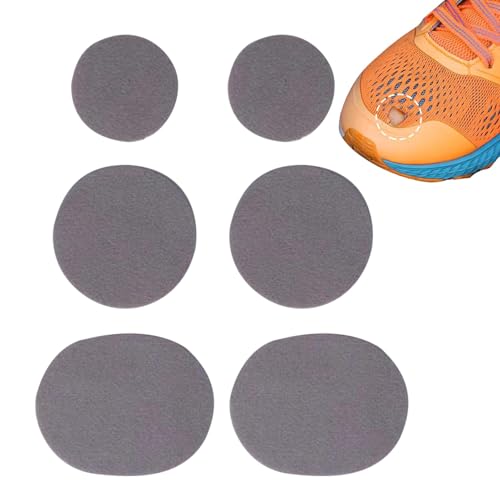 6 Stück Schuh Fersen Reparatur, Self-Adhesive Repair Patches Selbstklebend Reparatur Flicken Schuh Reparatur Patch Kit Schuh Fersen Reparatur Für Turnschuhe Kleidung,Sneaker, Schuhloch Reparatur von Dranng