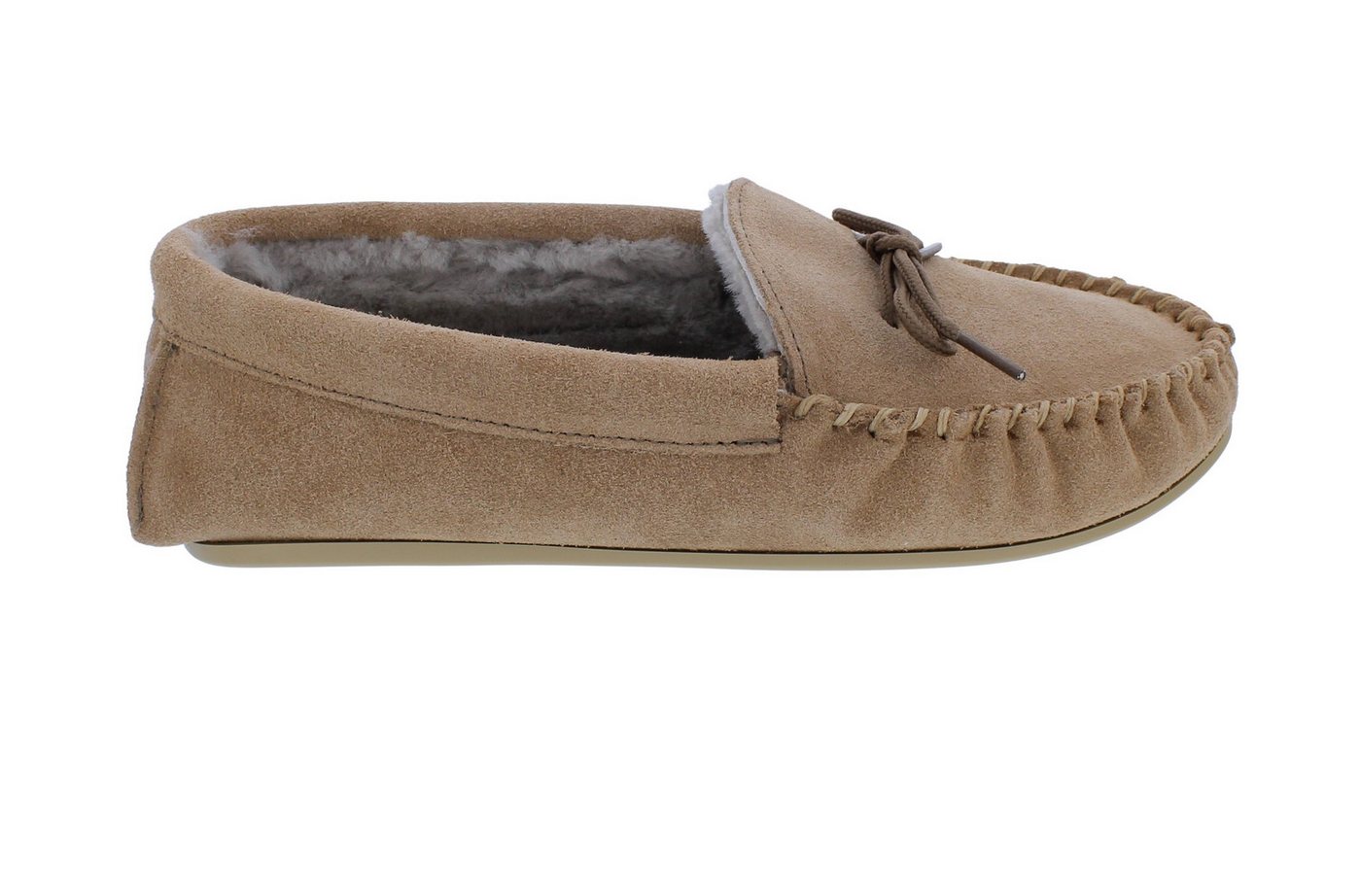 Draper of Glastonbury Draper of Glastonbury Ruby Hausschuh, Velourleder, echt Schaffell, Sah Hausschuh von Draper of Glastonbury