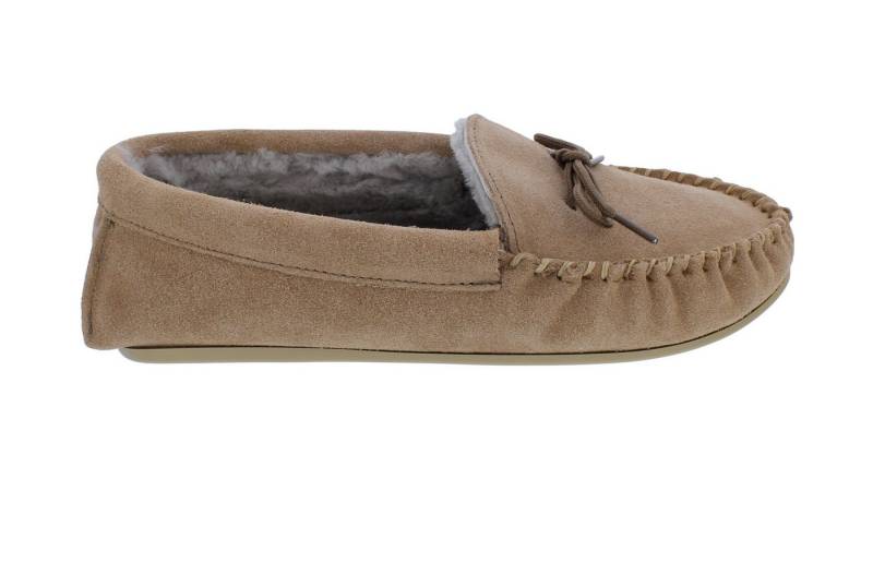 Draper of Glastonbury Draper of Glastonbury Ruby Hausschuh, Velourleder, echt Schaffell, Sah Hausschuh von Draper of Glastonbury