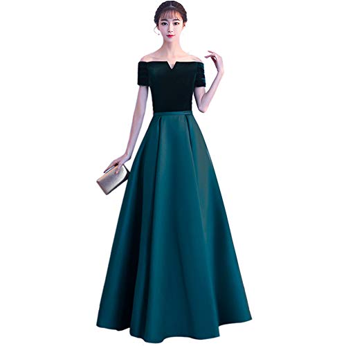 Drasawee Damen Empire Kleid Gr. 48, 1# Dark Green von Drasawee