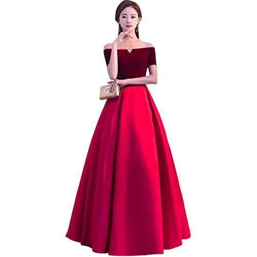 Drasawee Damen Empire Kleid Gr. 48, 1# Red von Drasawee