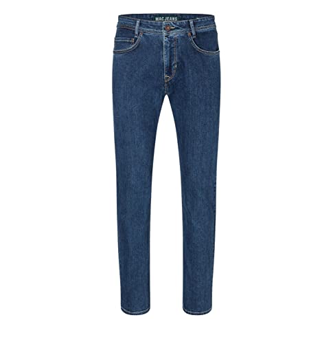 MAC Herren Jeans Arne Alpha Denim Washed greycast 0970l050100, Größe:W33/L30, MAC-H-Farbe-HW19:H510 Blue Light von Draussen-Aktiv MAC