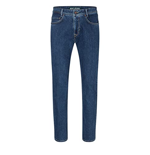 MAC Herren Jeans Arne Alpha Denim Washed greycast 0970l050100, Größe:W35/L32, MAC-H-Farbe-HW19:H510 Blue Light von Draussen-Aktiv MAC
