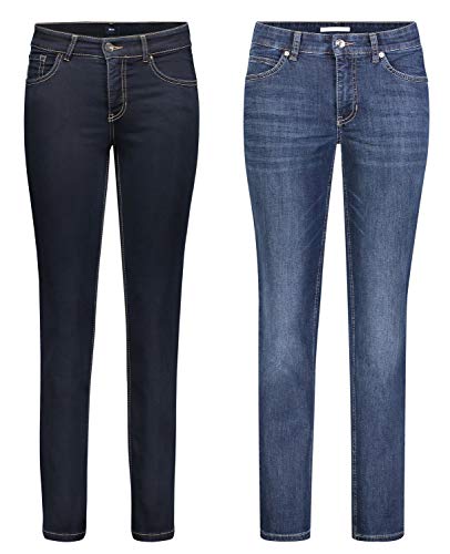Draussen-Aktiv.com MAC Melanie - 2er Pack Damen Jeans in Verschiedene Farbvarianten, Größe:W44/L34, Farbe:D801+D845 von Draussen-Aktiv.com