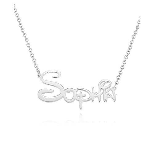 Drawelry Personalisierte Namenskette Halskette 18K Rosegold/Gold/Vergoldet Silber Kette mit Name Herz Buchstaben Kreuz Infinity Schmuck Geschenk für Frauen Mutter Freundin (Einzigartig wie du) von Drawelry