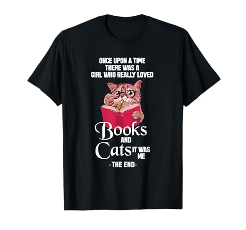 Once upon a time there was a girl who really loved Books and T-Shirt Once upon a time there was a girl who really loved Books and T-Shirt von Drawings Time Block Funny Essayist Bookworm