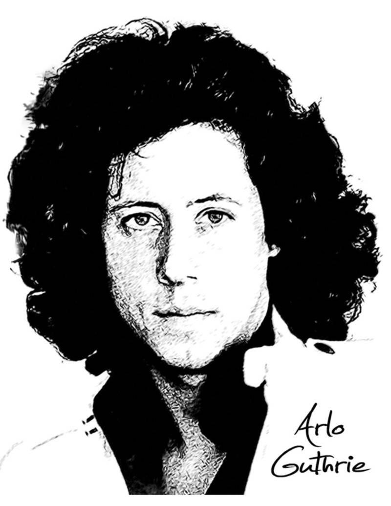 Arlo Guthrie Zeichnung T Shirt von Drawinx