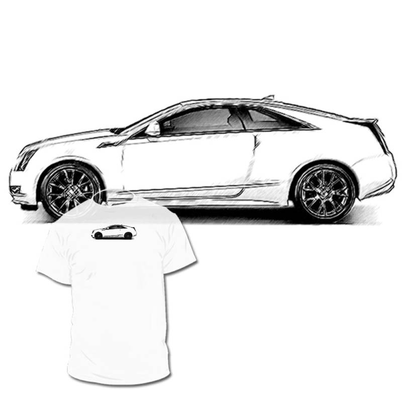 Cadillac Cts Zeichnung T Shirt Elr Xts Ats Srx Escalade Zeichnungen Von Deinem Auto Sind Verfügbar von Drawinx