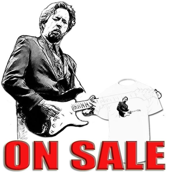 Eric Clapton Zeichnung T-Shirt Jimi Hendrix Jimmy Page Stevie Ray Vaughan Zeichnungen Sind Verfügbar von Drawinx