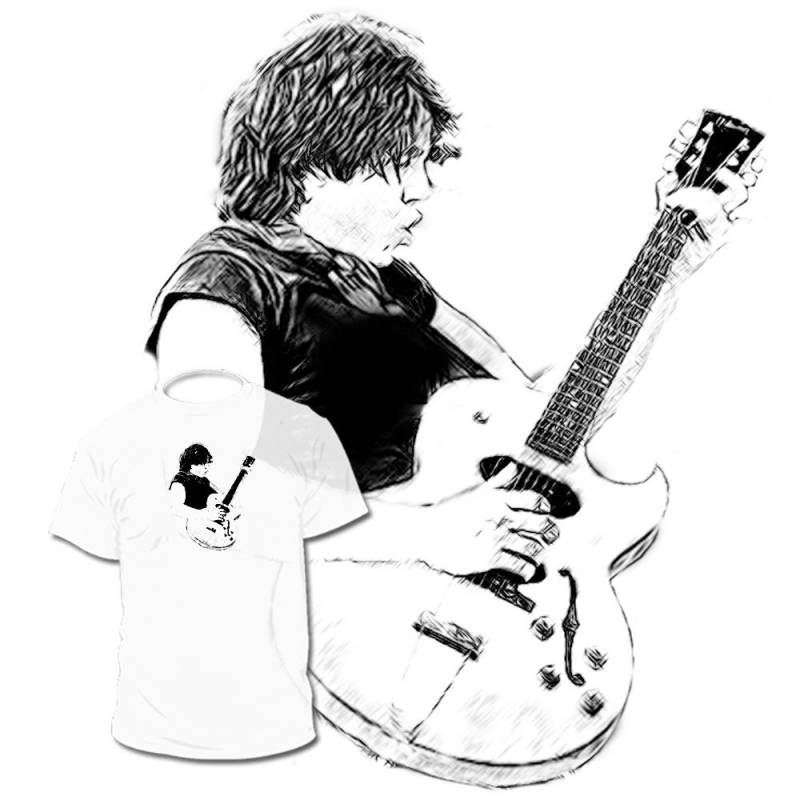 George Thorogood T-Shirt Zeichnung Deines Lieblingskünstlers/Musikers Ist Verfügbar von Drawinx