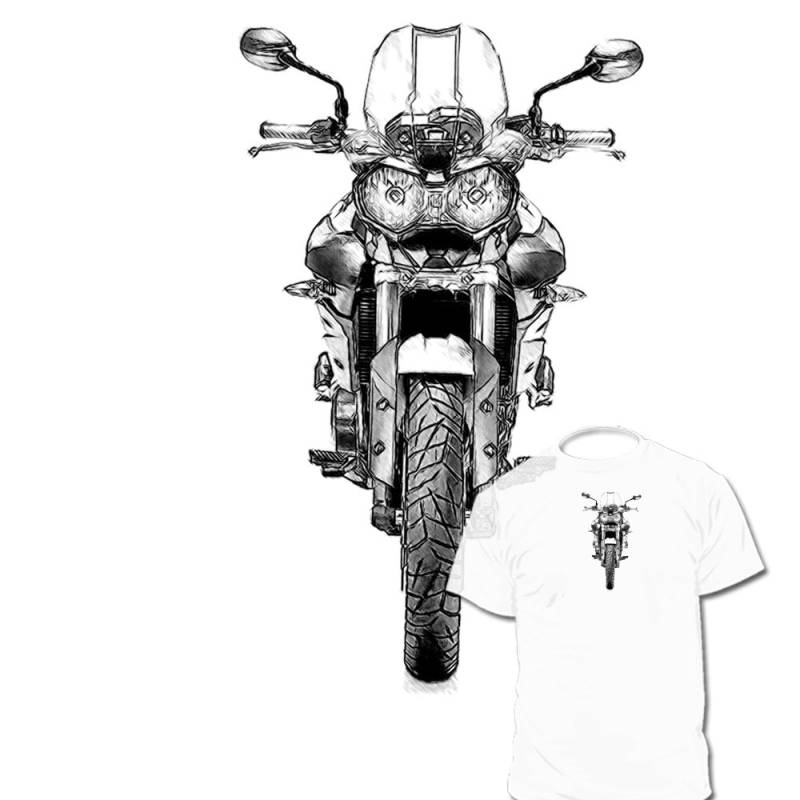 Triumph Tiger Zeichnung T Shirt Thunderbird Sprint R Verfügbar Weitere Motorrad Zeichnungen Sind Verfügbar von Drawinx