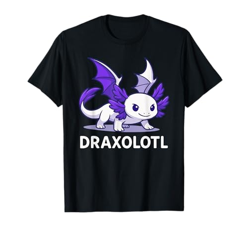 Drache Axolotl Draxolotl Design für Mädchen Jungen Kinder Axolotls T-Shirt Drache Axolotl Draxolotl Design für Mädchen Jungen Kinder Axolotls T-Shirt von Draxolotl Dragon Axolotl World Fans