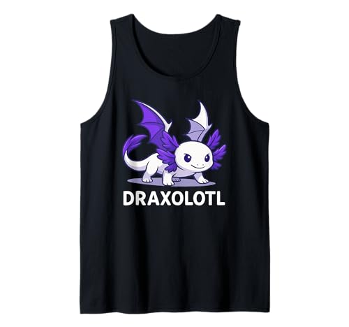 Herren Drache Axolotl Draxolotl Design für Mädchen Jungen Kinder Axolotls Tank Top Herren Drache Axolotl Draxolotl Design für Mädchen Jungen Kinder Axolotls Tank Top von Draxolotl Dragon Axolotl World Fans