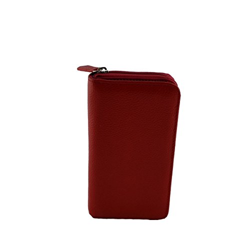 Dream Leather Bags Made in Italy toskanische echte Ledertaschen Damen Leder Portemonnaie Farbe Rot - Italienische Lederwaren - Zubehör von LEATHER Bags