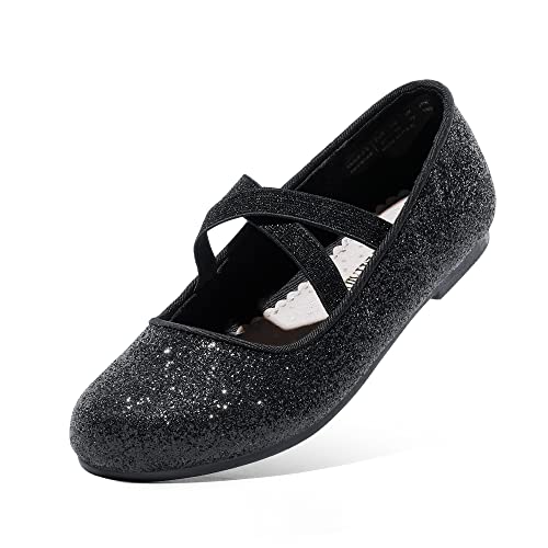 Dream Pairs Mädchen Mary Jane Strap Flache Schuhe Ballerinas Prinzessin Schuhe Flache Schulschuhe ANGIE-2-NEW-E NEU SCHWARZ-New 27 (EUR) von Dream Pairs