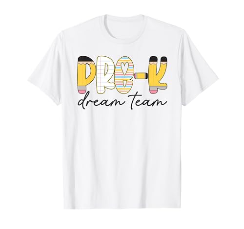 Pre-K Dream Team Vorschullehrer erster Schultag Kinder T-Shirt Pre-K Dream Team Vorschullehrer erster Schultag Kinder T-Shirt von Dream Team First Day of School Outfit Women Men