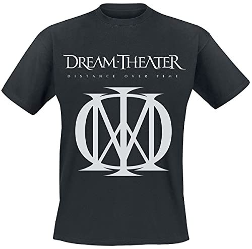 Dream Theater Distance Over Time Logo Männer T-Shirt schwarz XL 100% Baumwolle Band-Merch, Bands von Dream Theater