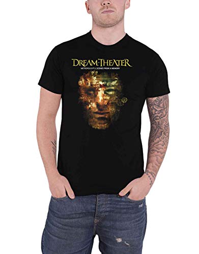 Dream Theater Metropolis SFAM Männer T-Shirt schwarz XXL 100% Baumwolle Band-Merch, Bands von Dream Theater