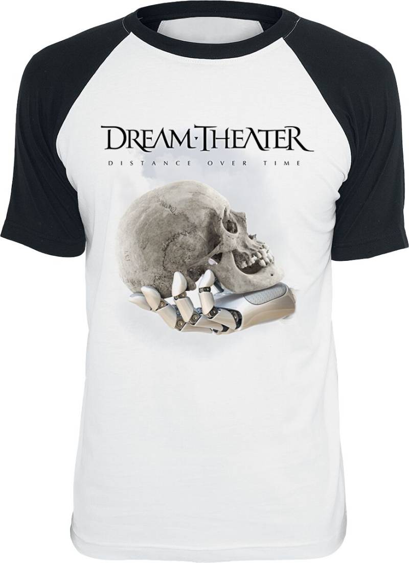 Dream Theater T-Shirt - Distance Over Time - S bis XXL - für Männer - Größe XL - weiß/schwarz  - Lizenziertes Merchandise! von Dream Theater