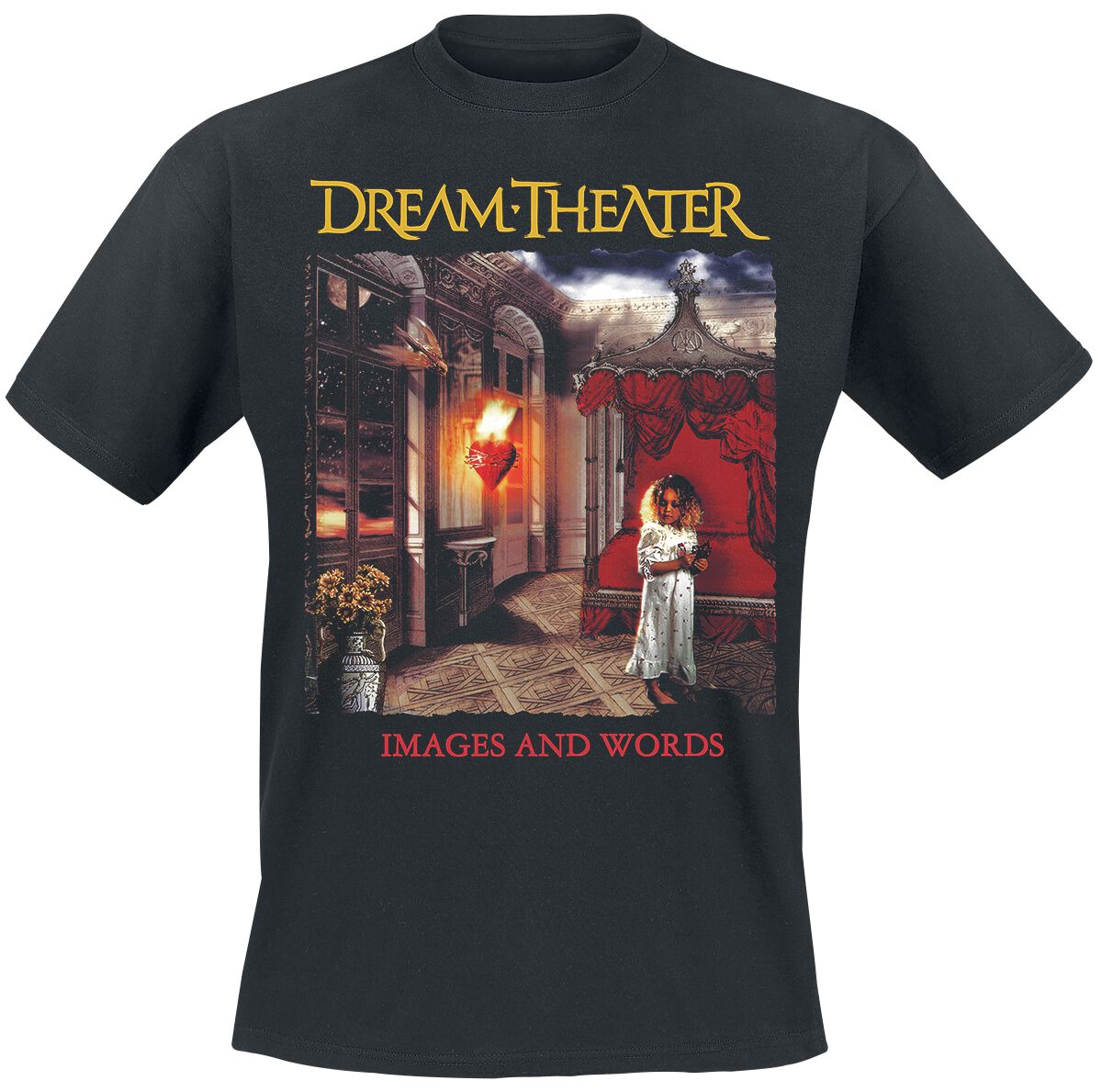 Dream Theater T-Shirt - Images & words - S bis XXL - für Männer - Größe S - schwarz  - Lizenziertes Merchandise! von Dream Theater