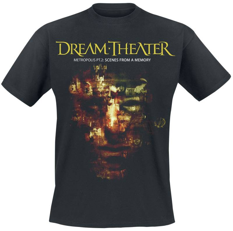 Dream Theater T-Shirt - Metropolis SFAM - S bis XXL - für Männer - Größe M - schwarz  - Lizenziertes Merchandise! von Dream Theater