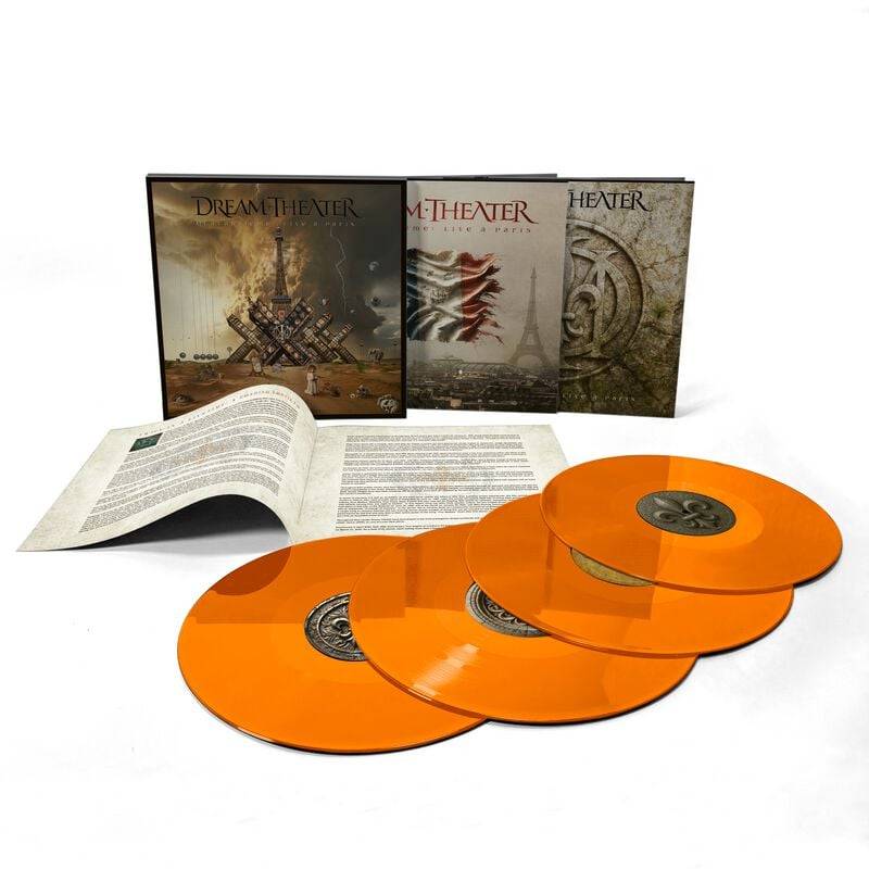 Quarantième: Live à Paris von Dream Theater - 4-LP (Coloured, Deluxe Edition, Limited Edition, Standard) von Dream Theater