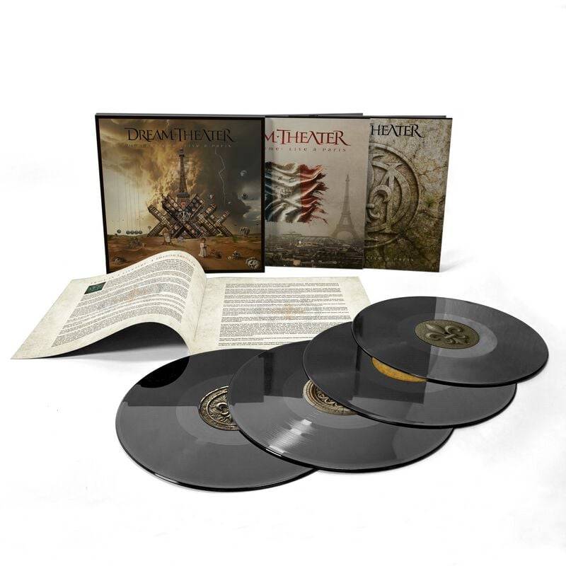Quarantième: Live à Paris von Dream Theater - 4-LP (Limited Deluxe Edition, Standard) von Dream Theater