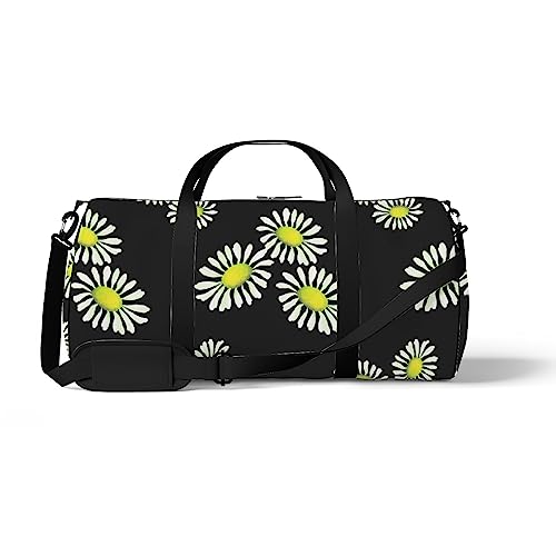 Sporttasche für Sport, Turnbeutel, gelb, Gänseblümchen, Sonnenblumen, Blumen, Wochenendtasche, Fitness-Seesack, Schultertasche, Rucksack, Reisetasche, Color341, medium size, Reisetasche von DreamBay