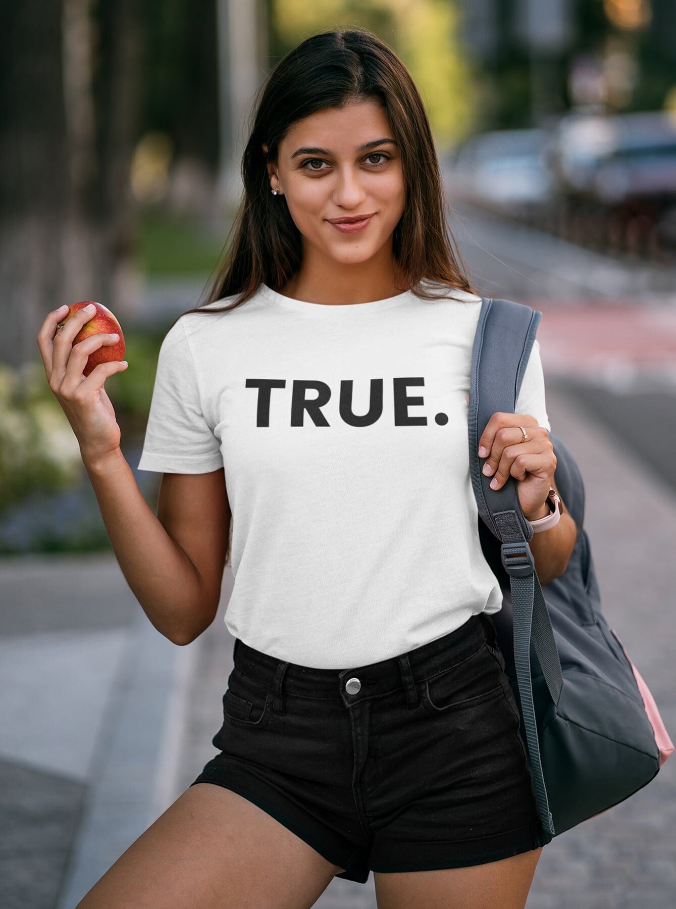 True T-Shirt, Love Shirt, Valentines Shirt Damen, Forever Niedlich Valentine Fall in T-Shirt von DreamBiGStudioShop