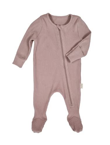 DreamBuy Unisex Baby Reißverschluss Kleinkind-Schlafanzüge (2-3 Jahre, Samt Mokka) von DreamBuy