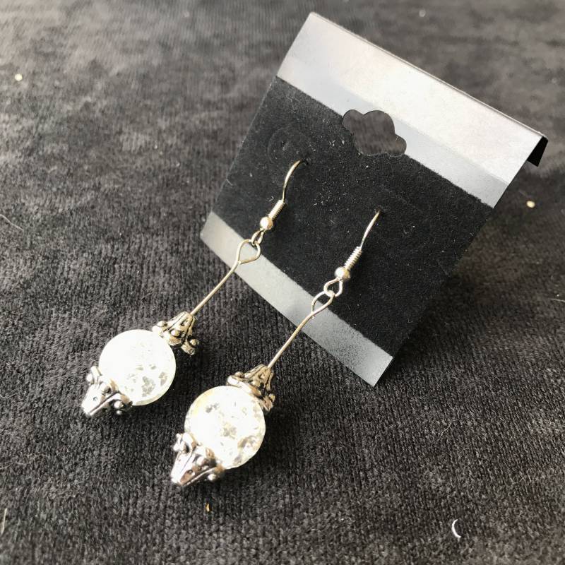 Klare Kugel Ohrringe von DreamCreateEnjoyArt