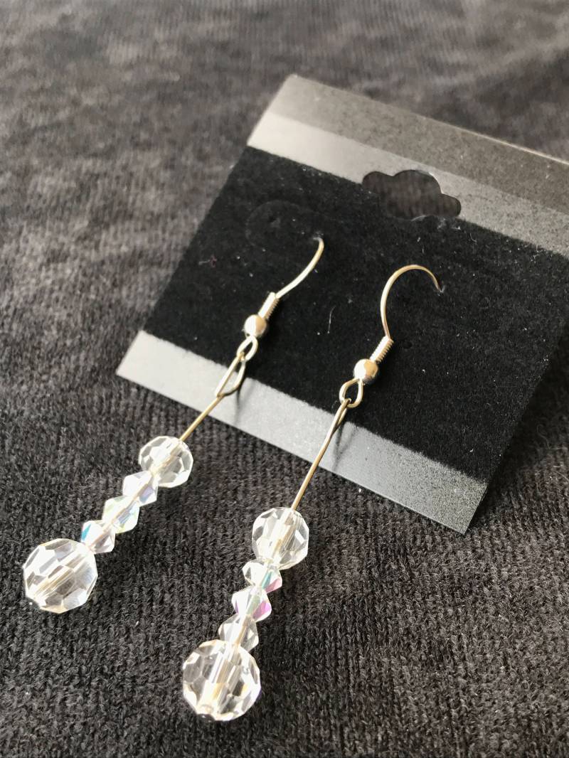 Klare Kugel Ohrringe von DreamCreateEnjoyArt