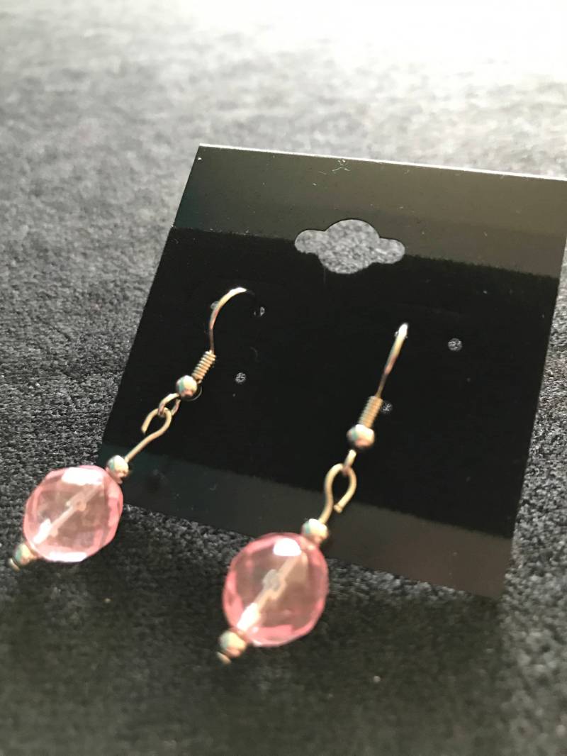 Pinke Ohrringe von DreamCreateEnjoyArt