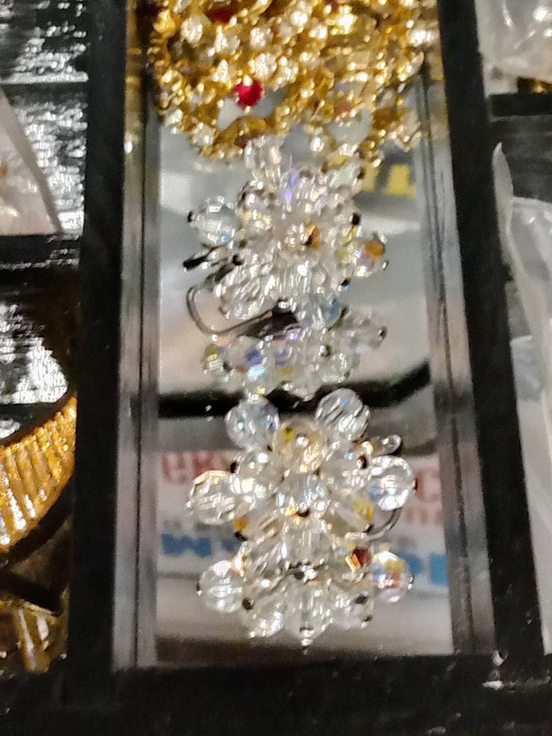 Vintage Ohrclips. Jewelcraft Clip Auf Kristallohrringen von DreamRetroUK