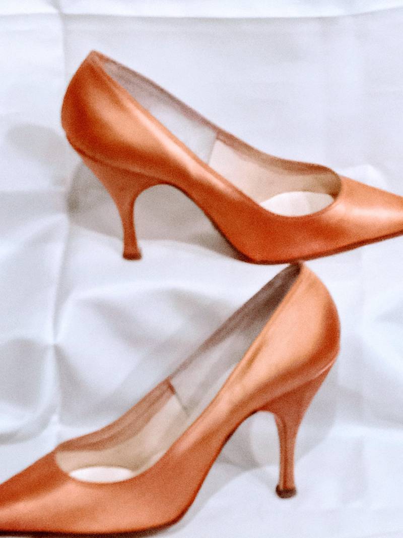 Vintage Schuhe. Zauberhafte Stiletto Abendschuhe. Größe Vier Und Eine Hälfte. Von Dolcis Soirée von DreamRetroUK