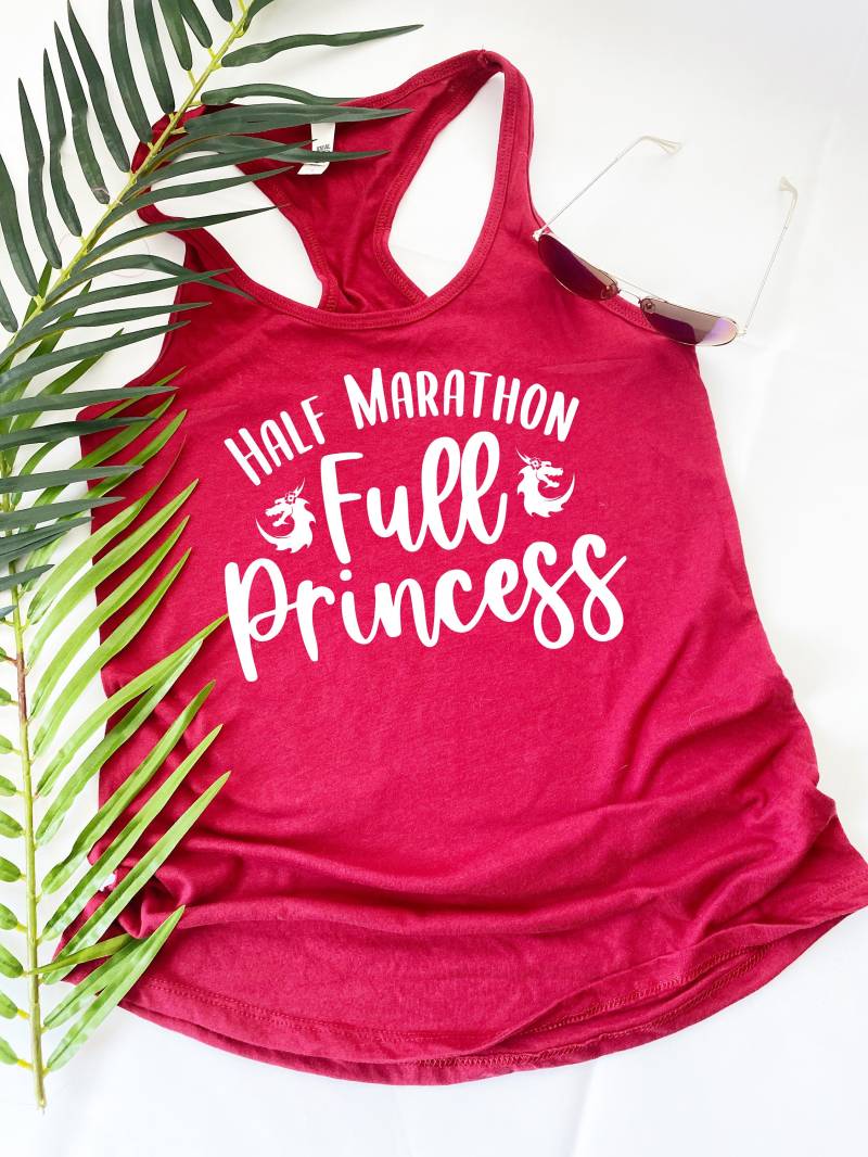 Halbmarathon, Full Princess® | Prinzessin Kriegerin Tank Top Run Princess Halbmarathon Prinzessinnen Halb-Marathon Outfit von DreamSocieTEE