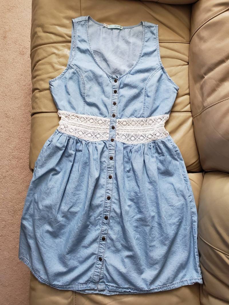 Baumwollmischung A-Linie Silhouette Sommerkleid Größe S von DreamTreasureFinds